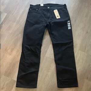 NWT Men’s Levi's 559 Relaxed Straight Stretch Jeans Black 38x34